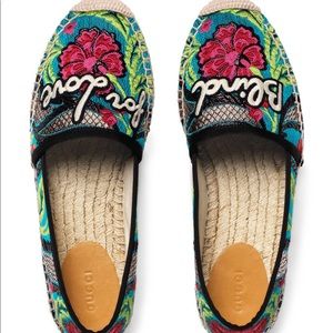 SOLD NEW GUCCI $720 BLIND FOR LOVE ESPADRILLES 7.5
